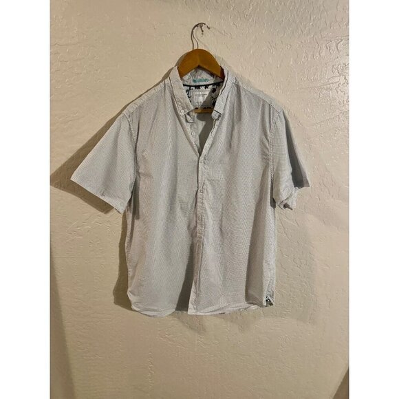 Denim & Flower Other - Y Denim & Flower Ricky Singh Extra Large Polka Dot Mens Button Down Shirt